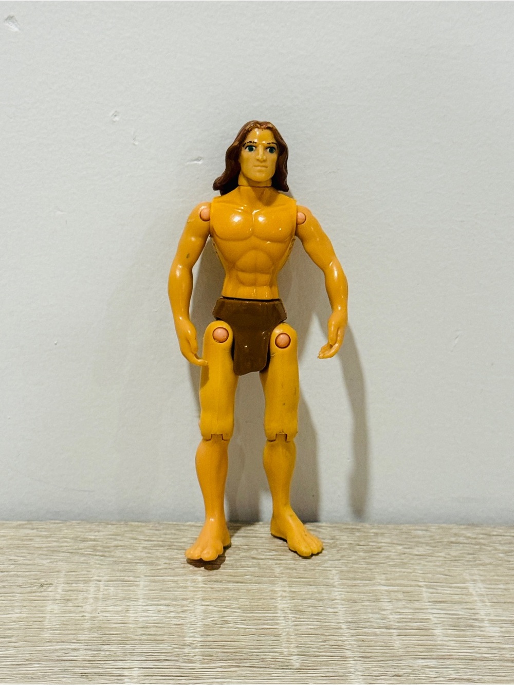 Vintage 1999 Disney Tarzan 6.5" Action Figure Mattel Loose Edgar Rice Burroughs